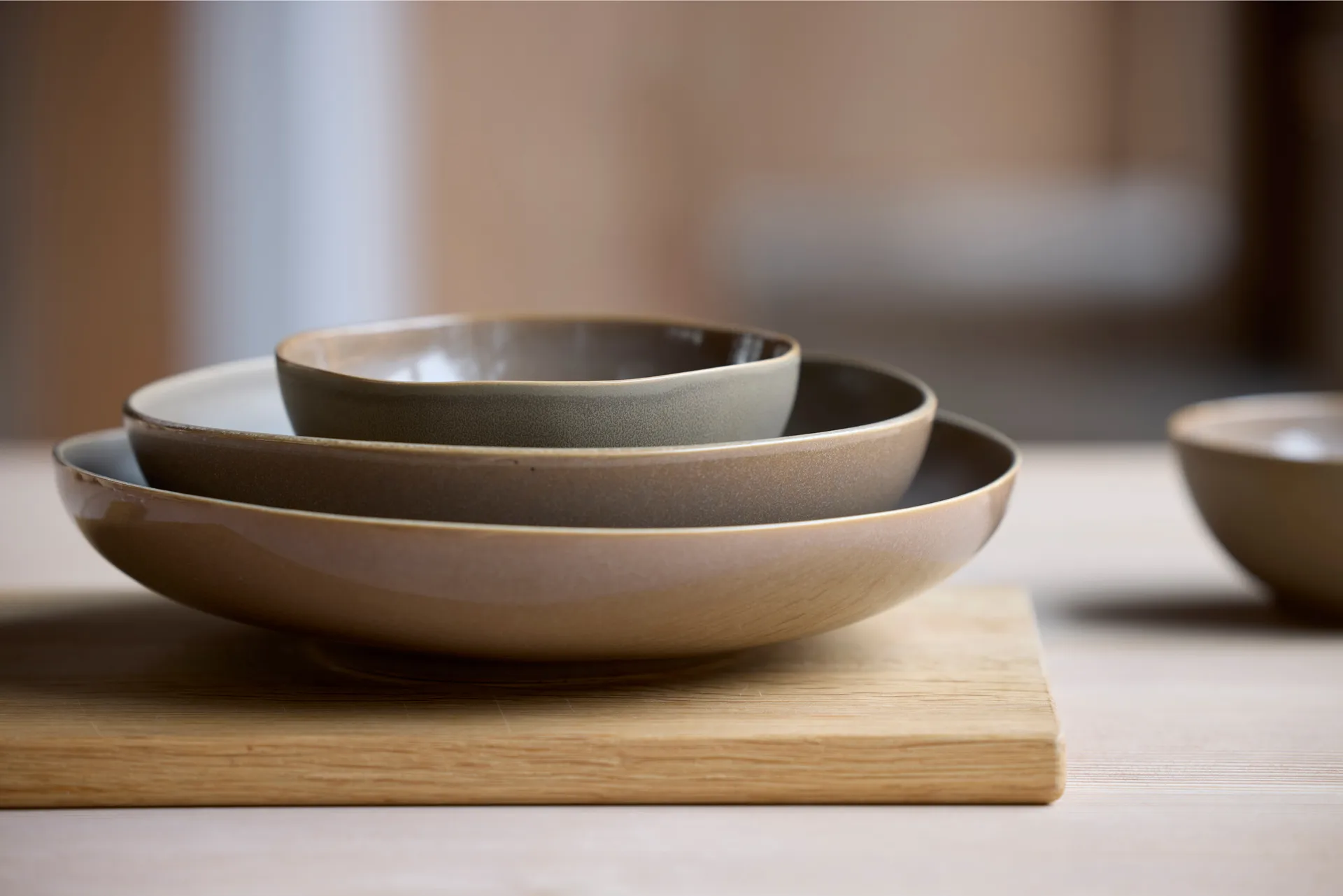 Saladier Shoku Ø28 cm, Warm Brown Villa Collection