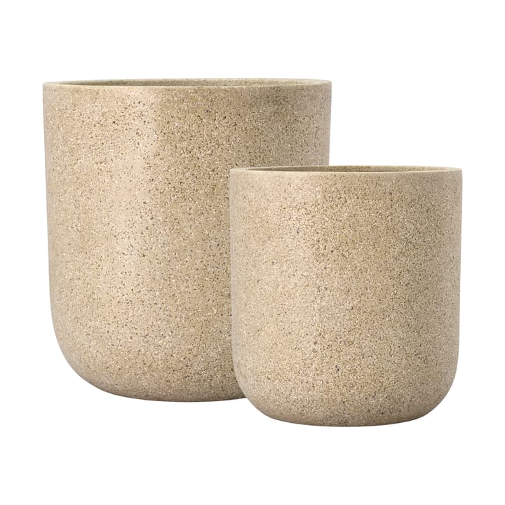 Set de 2 pots Thum nature - Ø27 cm-Ø37 cm - Villa Collection