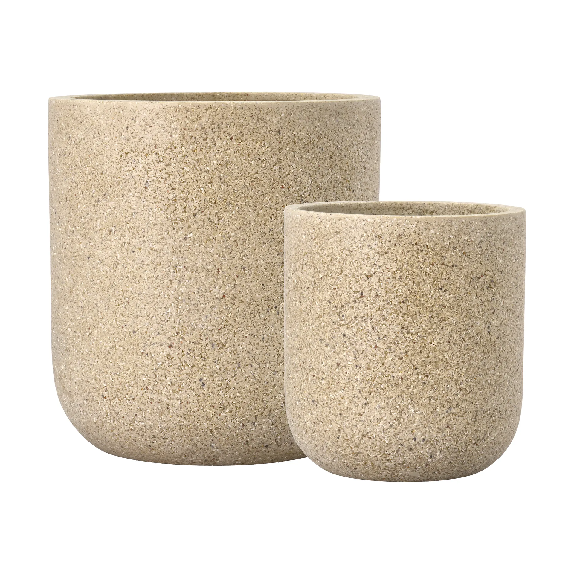 Set de 2 pots Thum nature, Ø37 cm-Ø45 cm Villa Collection