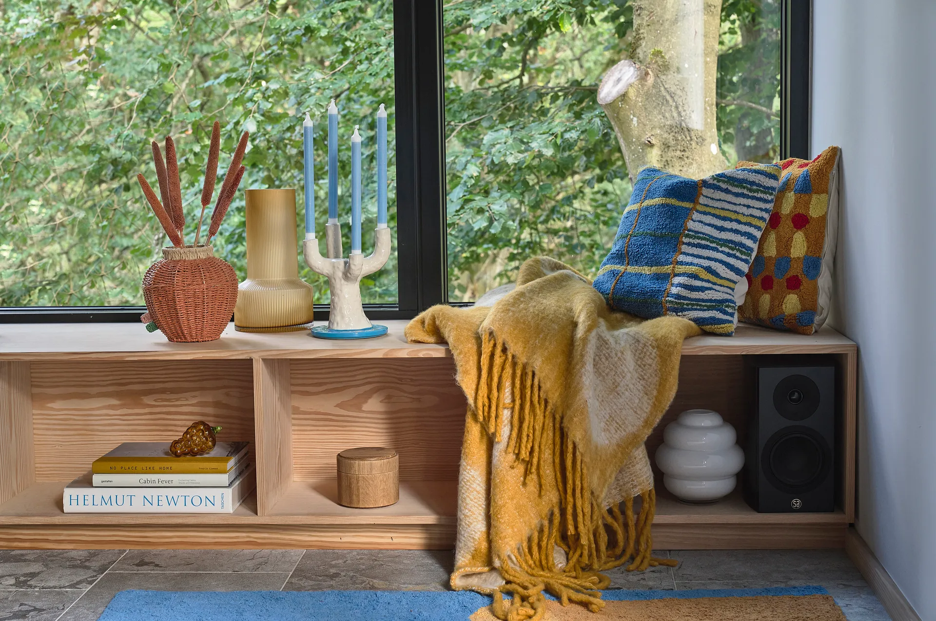 Tapis touffeté Styles 70x140 cm, Blue Villa Collection