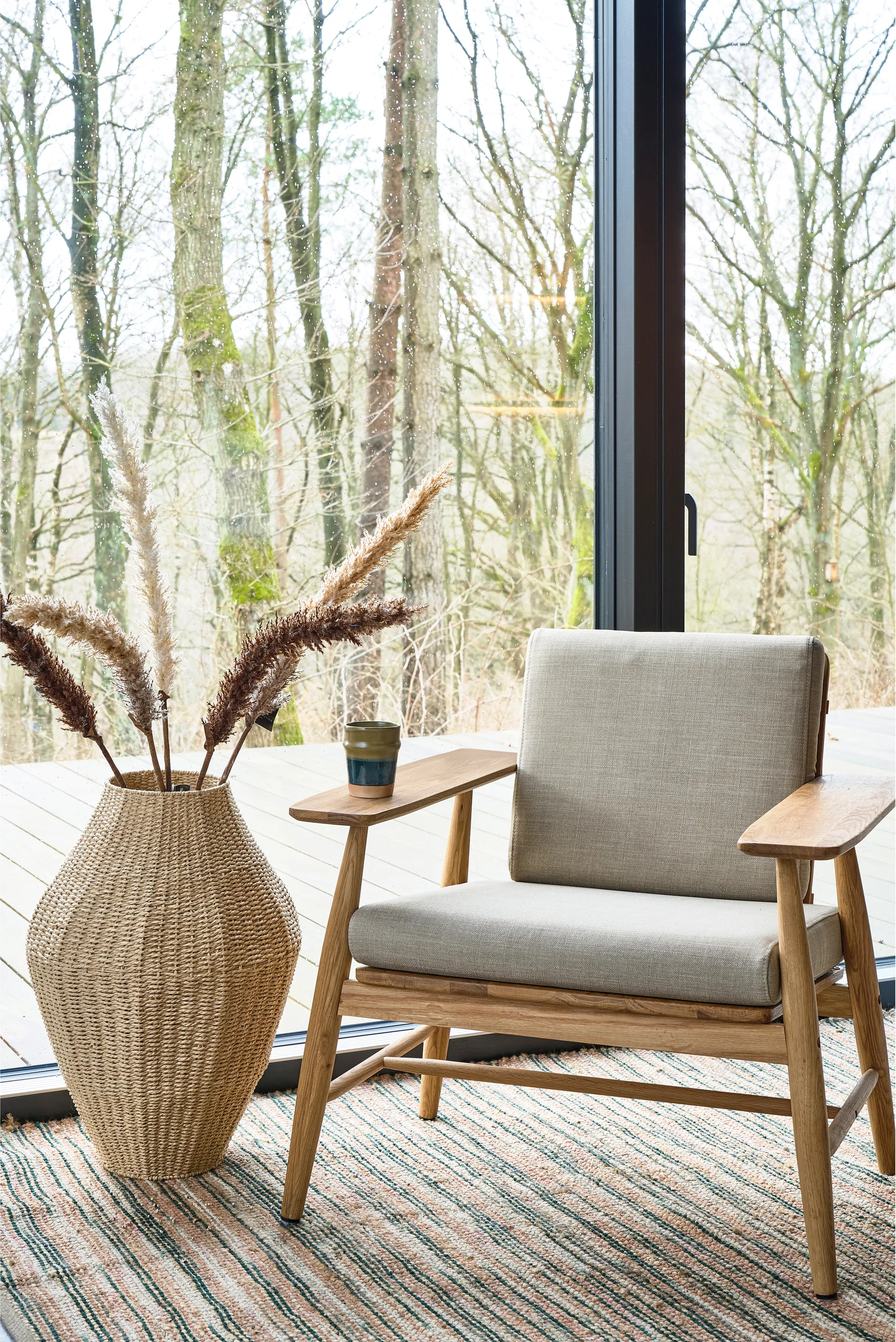 Tapis Vem, Green-nature-pink, 120x180 cm Villa Collection