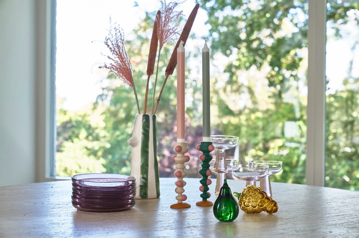 Vase avec bec et cils 26 cm Styles - Green - Villa Collection
