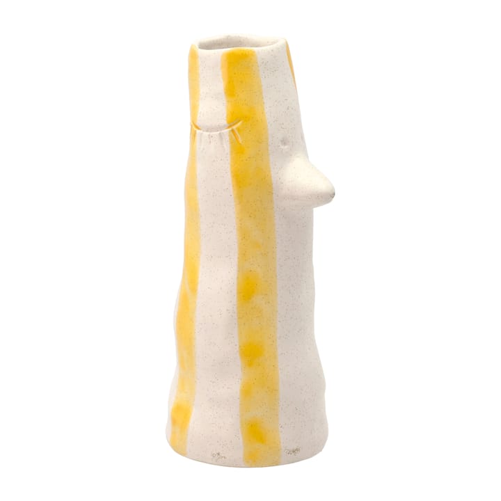 Vase avec bec et cils 26 cm Styles - Yellow - Villa Collection