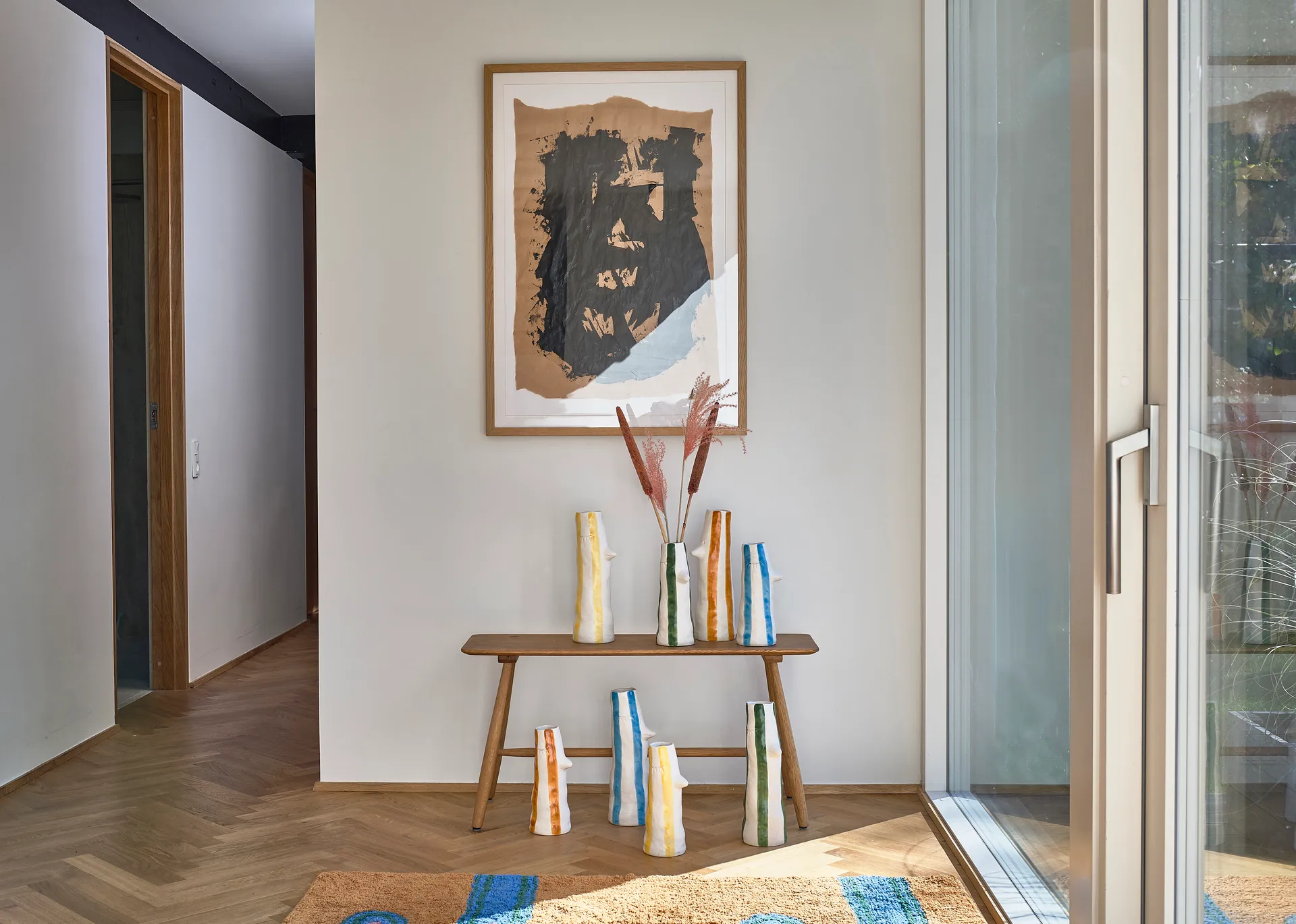 Vase avec bec et cils 34 cm Styles, Yellow Villa Collection