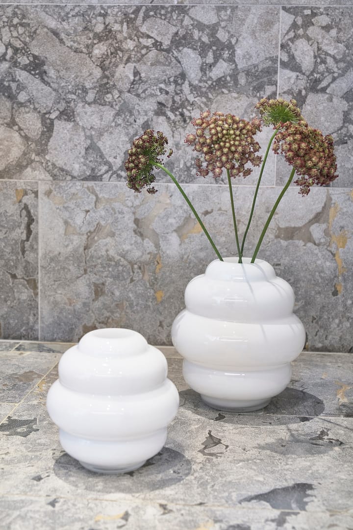 Vase Bubble Ø25 cm, Blanc Villa Collection
