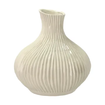Vase en chêne Ø31x33,5 cm - Ivoire - Villa Collection