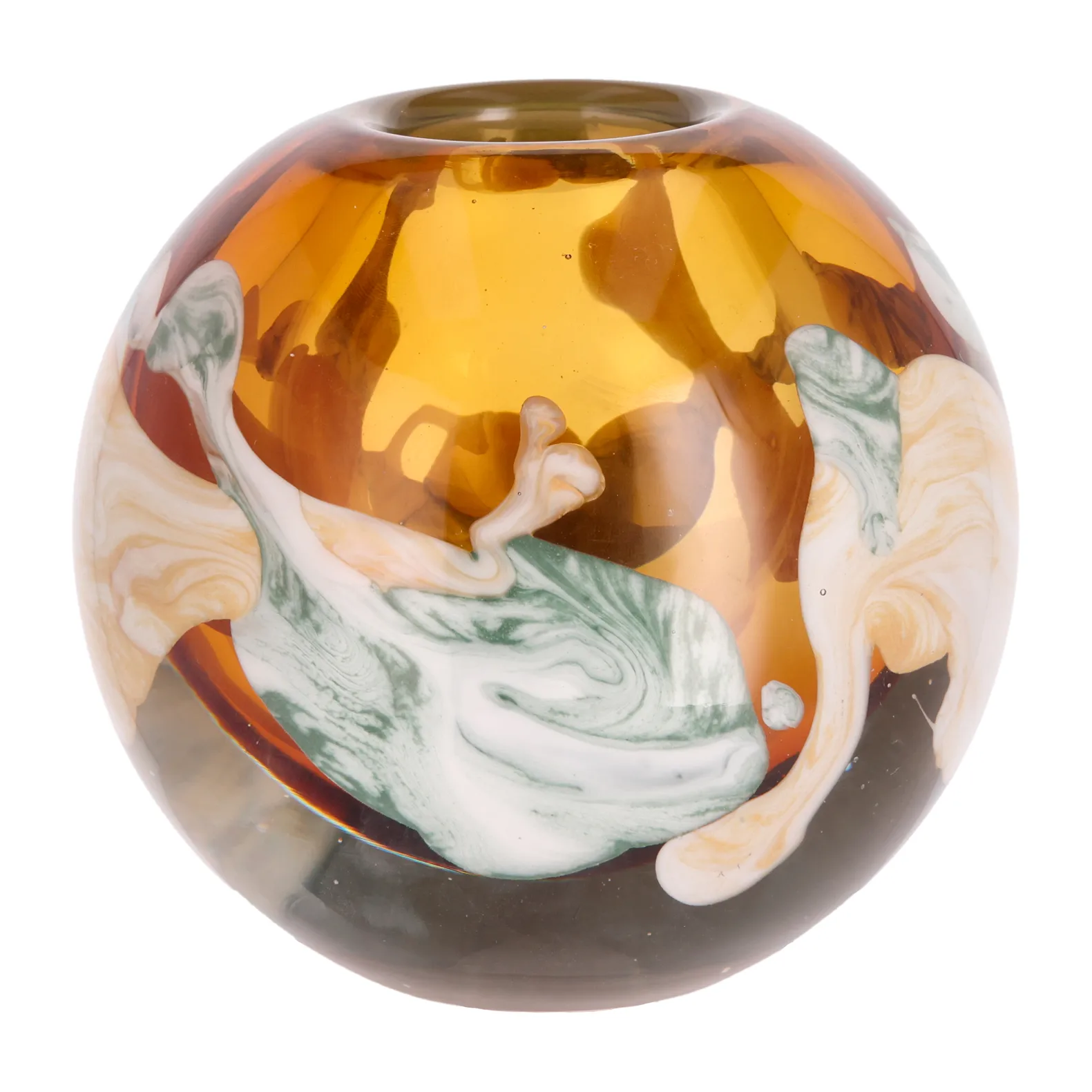 Vase Otea Ø11x10,5 cm, Blue Villa Collection