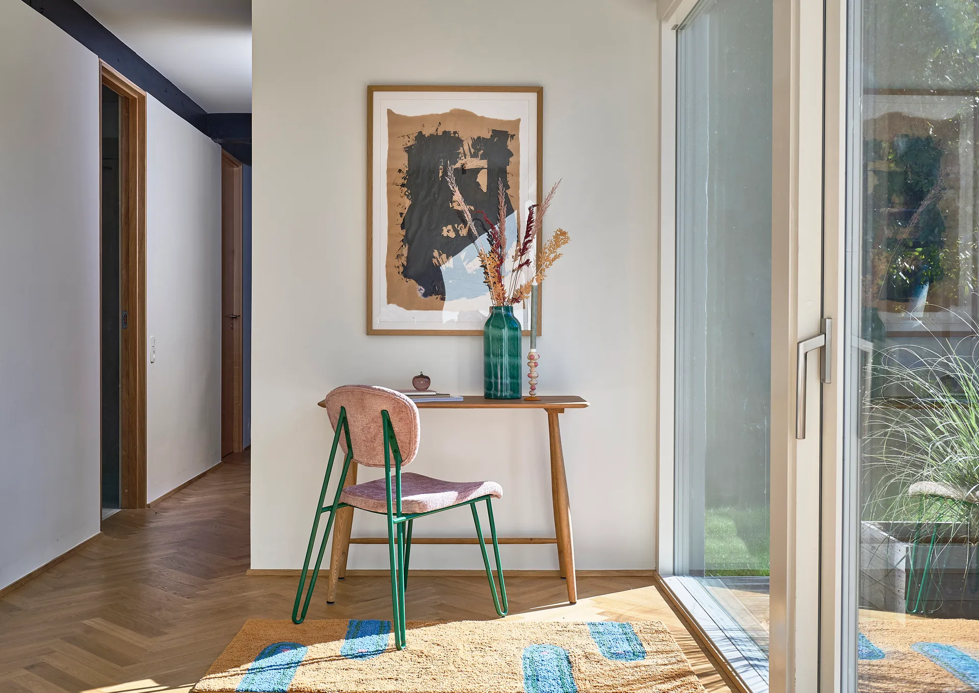 Vase Styles Ø14,5x36 cm, Green Villa Collection