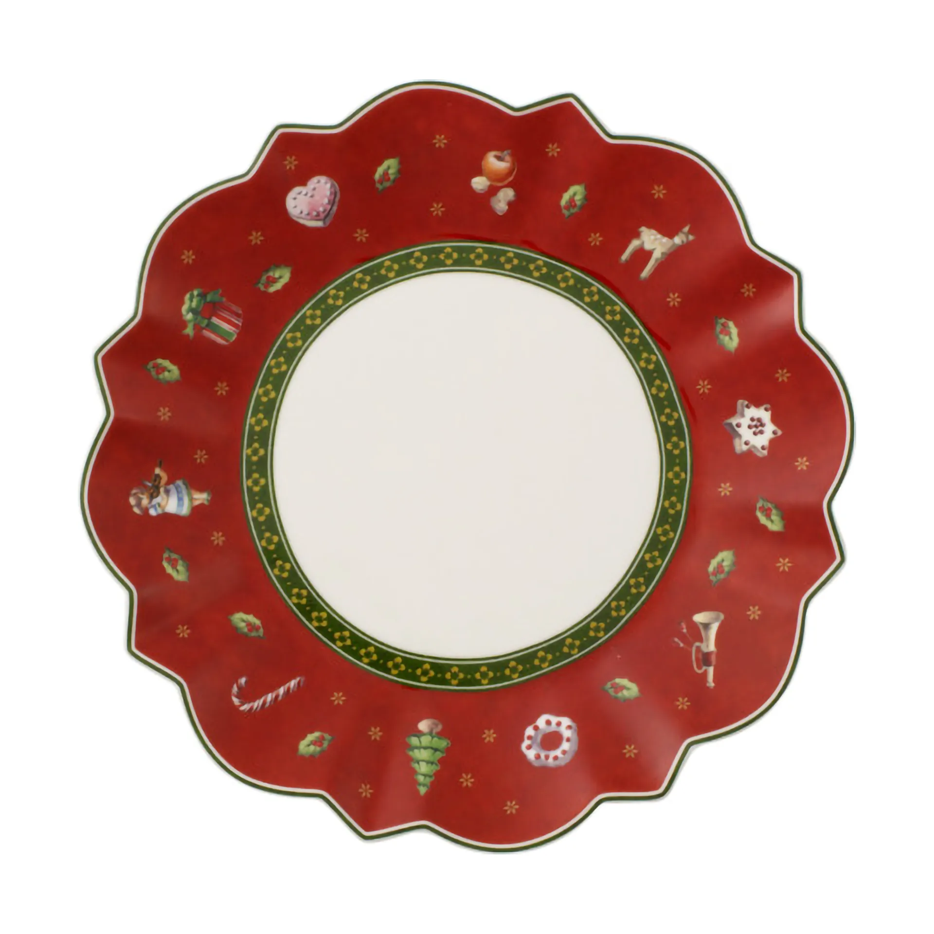 Assiette à pain et beurre Toy's Delight Ø18 cm, Blanc-rouge Villeroy & Boch