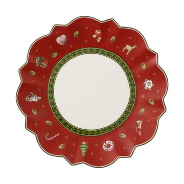 Assiette à pain et beurre Toy's Delight Ø18 cm - Blanc-rouge - Villeroy & Boch