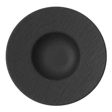 Assiette creuse Manufacture Rock Ø28 cm - noir - Villeroy & Boch