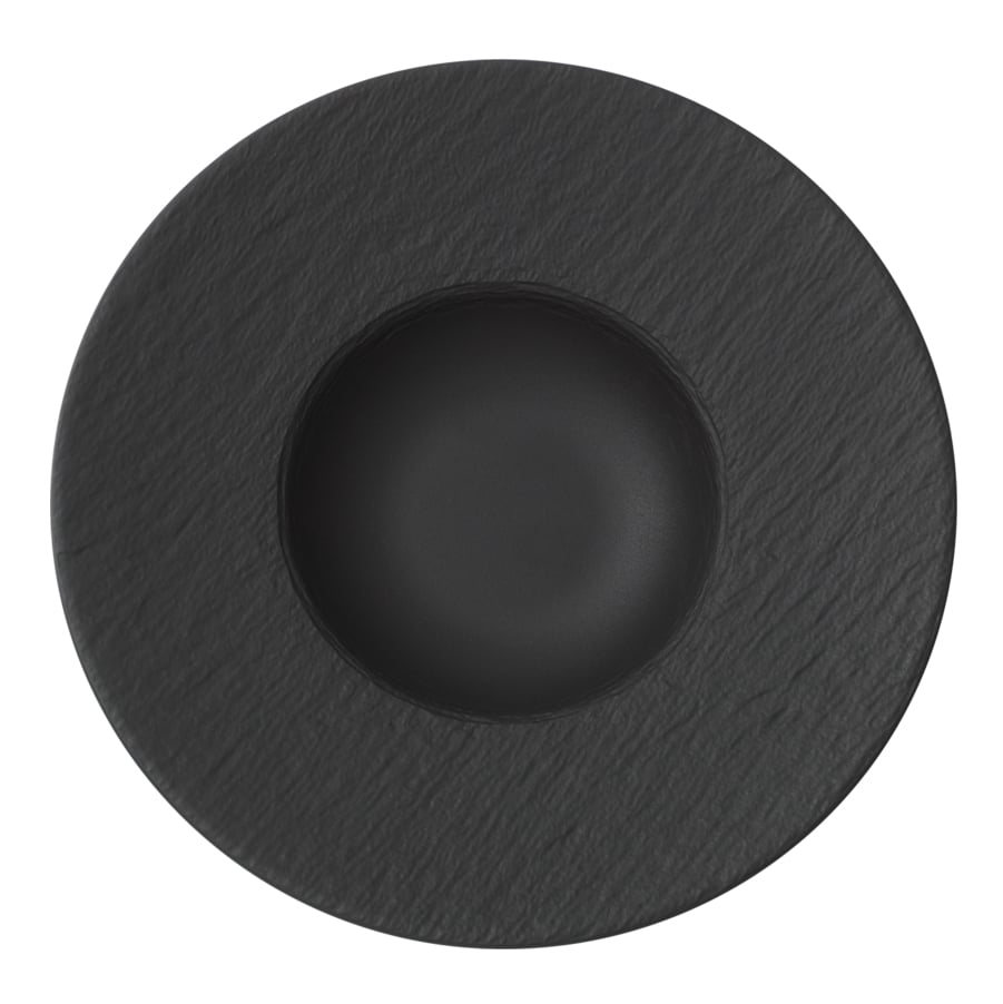 Villeroy & Boch Assiette creuse Manufacture Rock 28 cm noir