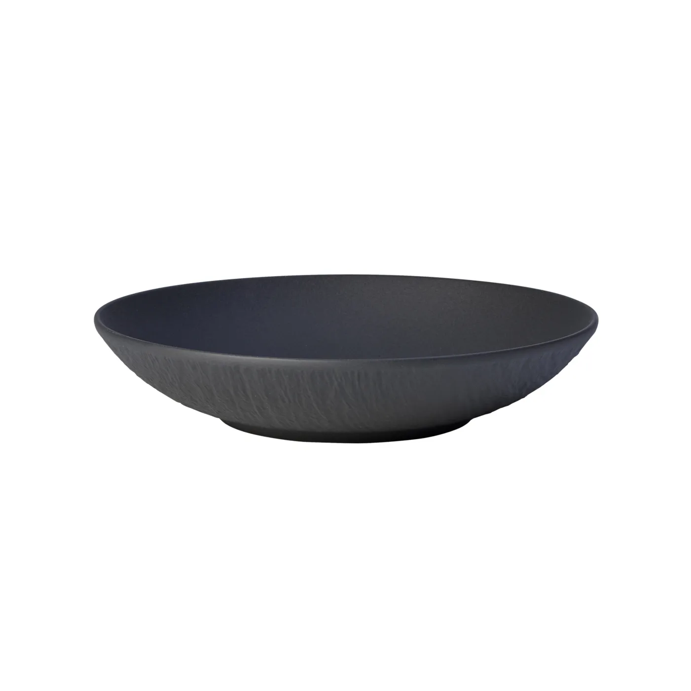 Assiette creuse Manufacture Rock, noir Villeroy & Boch