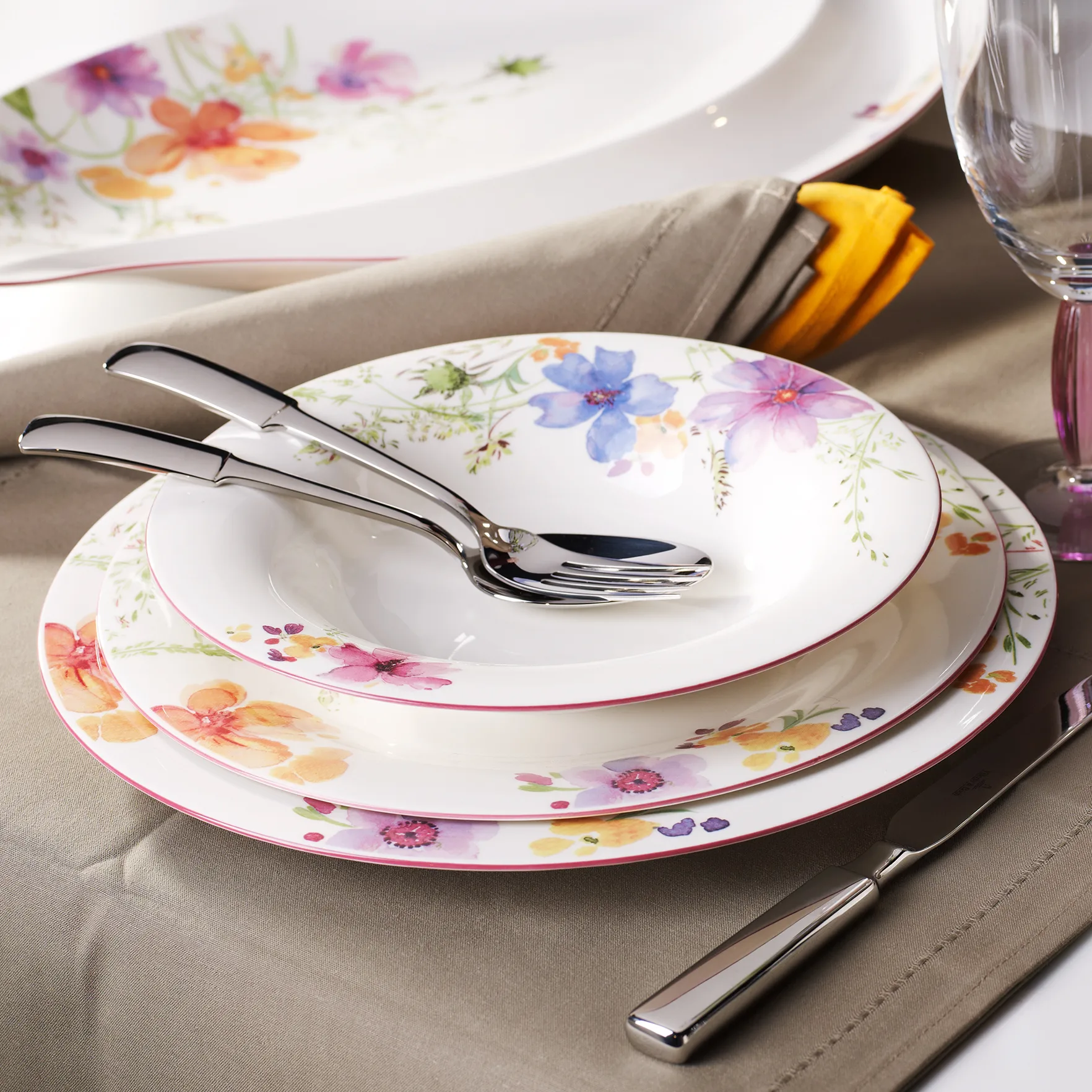 Assiette creuse Mariefleur Basic, 23 cm Villeroy & Boch