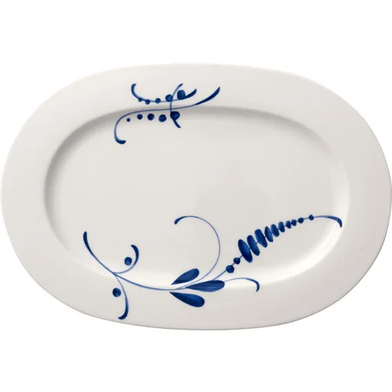 Assiette de service Old Luxembourg Brindille 34 cm, Blanc Villeroy & Boch