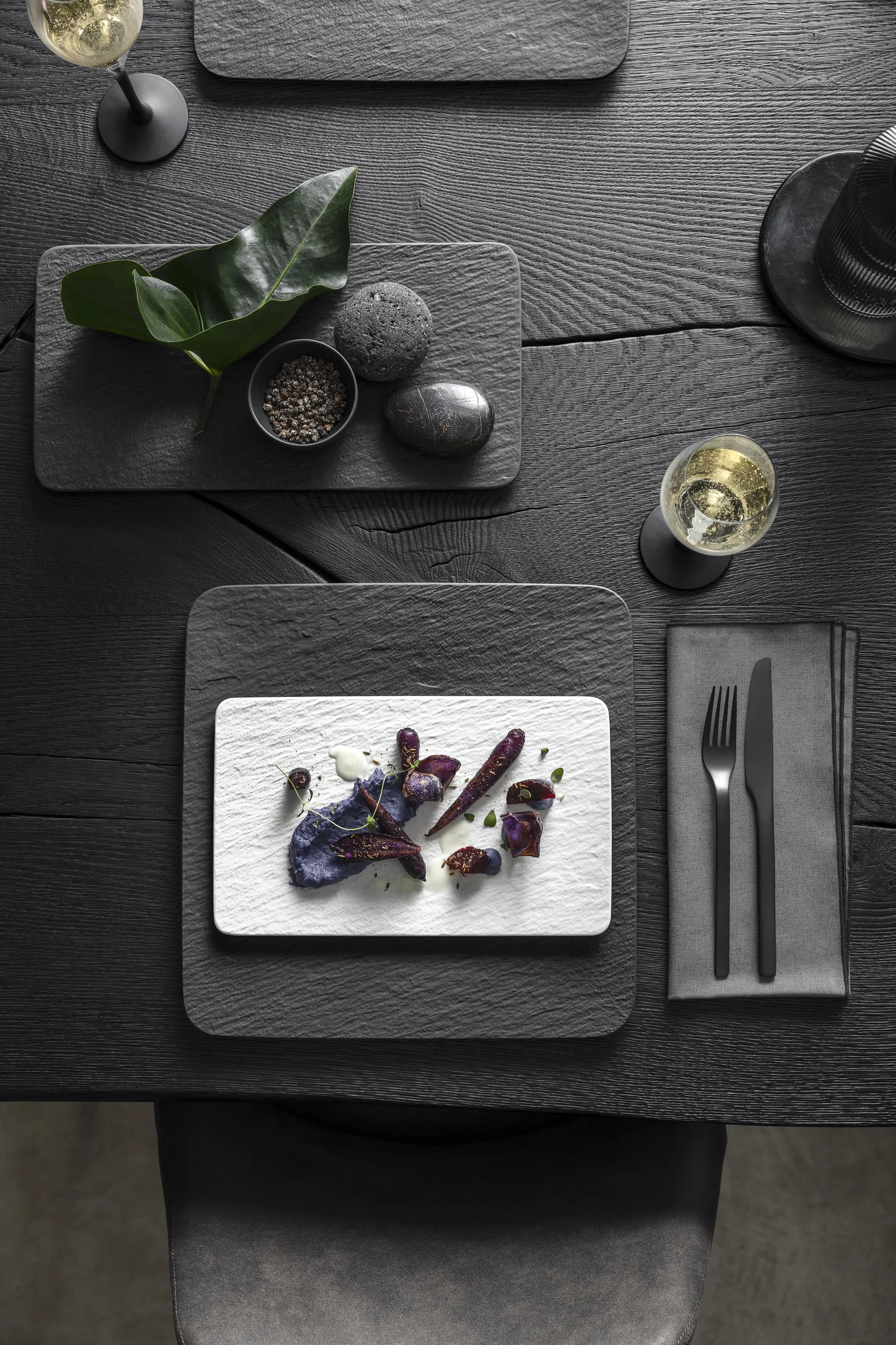 Assiette Manufacture Rock 17x28 cm, Blanc Villeroy & Boch
