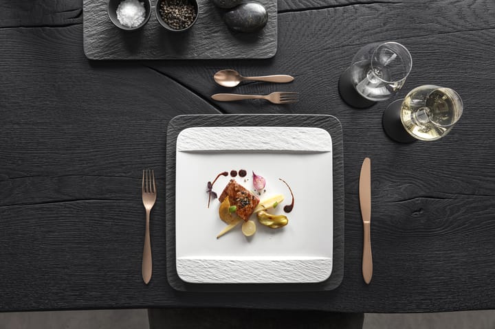 Assiette Manufacture Rock 28x28 cm - Blanc - Villeroy & Boch