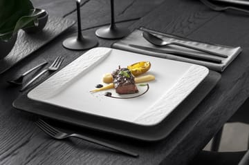 Assiette Manufacture Rock 28x28 cm - Blanc - Villeroy & Boch