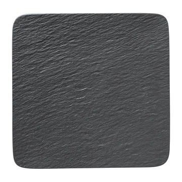 Assiette Manufacture Rock 32x32 cm - Noir - Villeroy & Boch