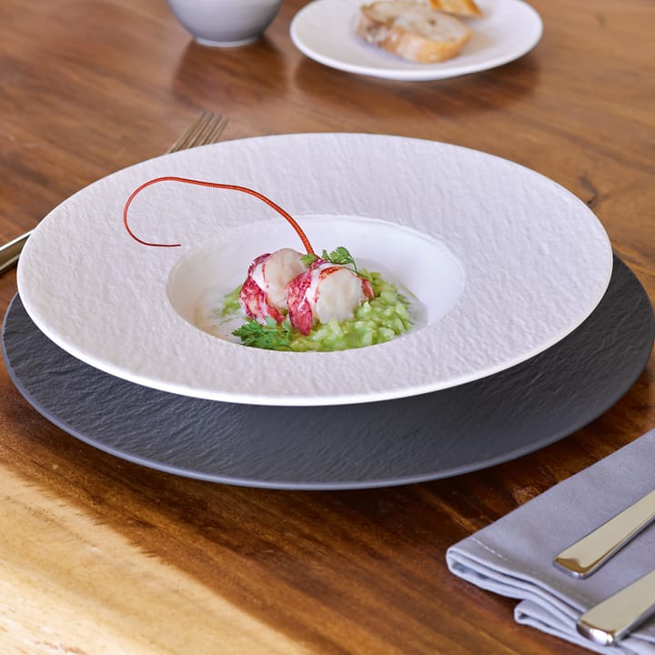 Assiette Manufacture Rock Gourmet Ø32 cm - noir - Villeroy & Boch