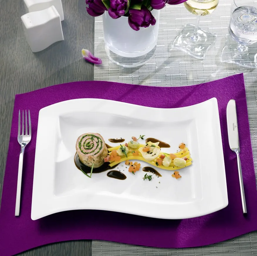 Assiette NewWave rectangulaire, 33x24 cm Villeroy & Boch