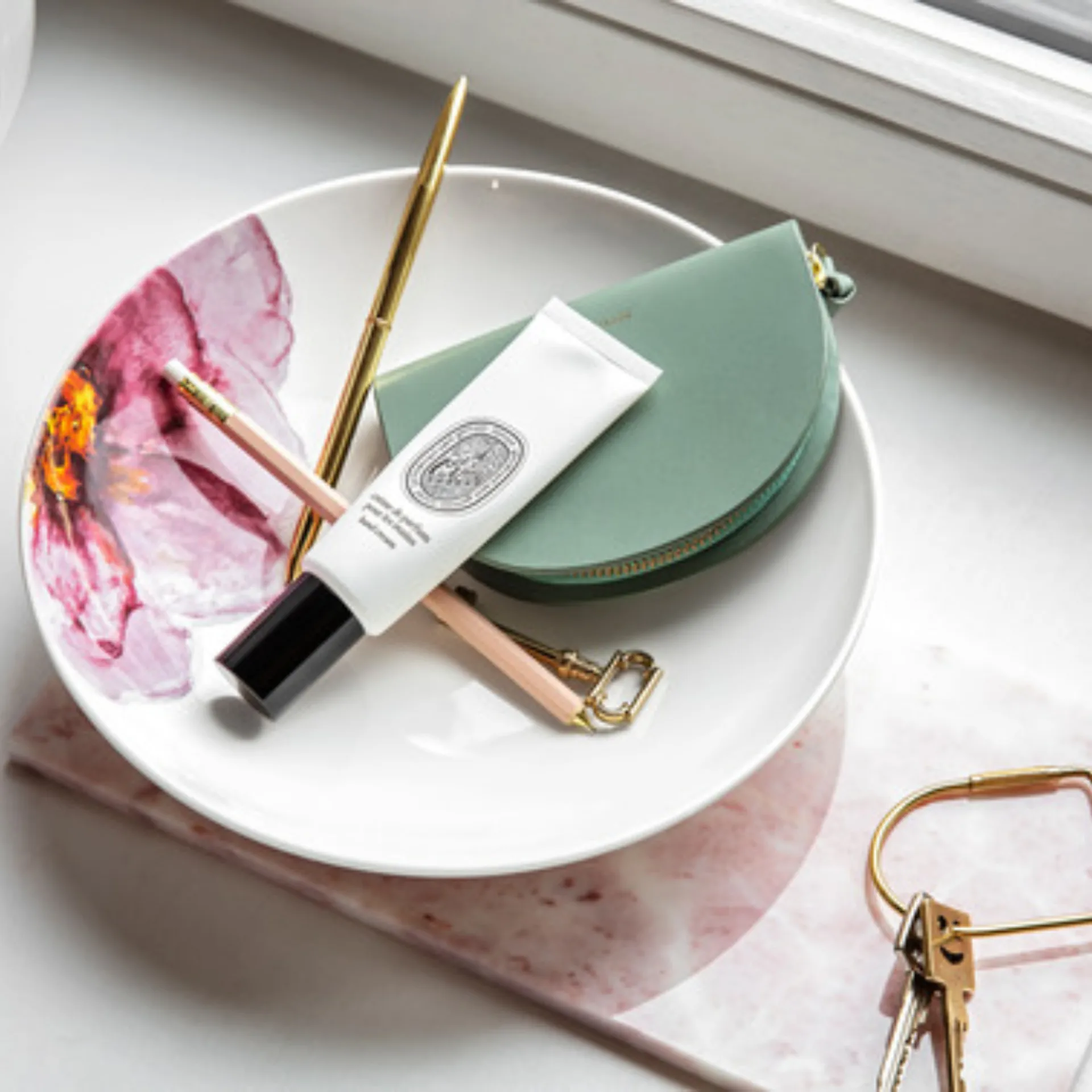 Assiette pour pâtes Rose Garden Ø24 cm, Blanc-rouge Villeroy & Boch