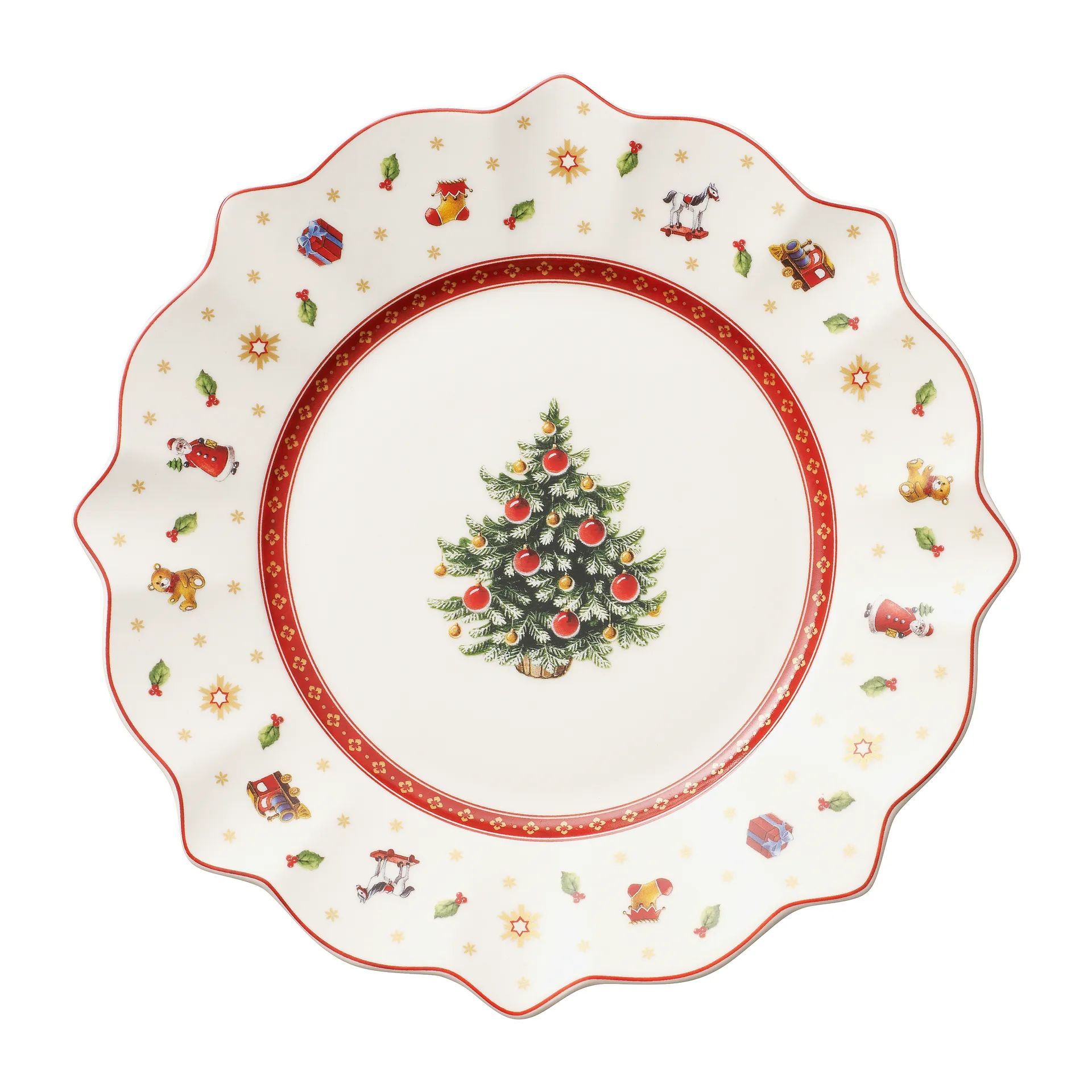 Assiette Toy's Delight Ø24 cm, Blanc-rouge Villeroy & Boch