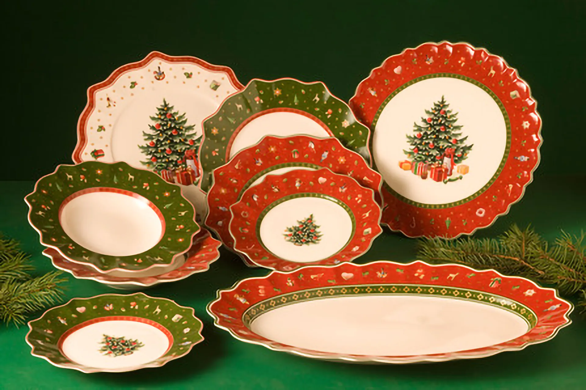 Assiette Toy's Delight Ø28,4 cm, Blanc-rouge Villeroy & Boch