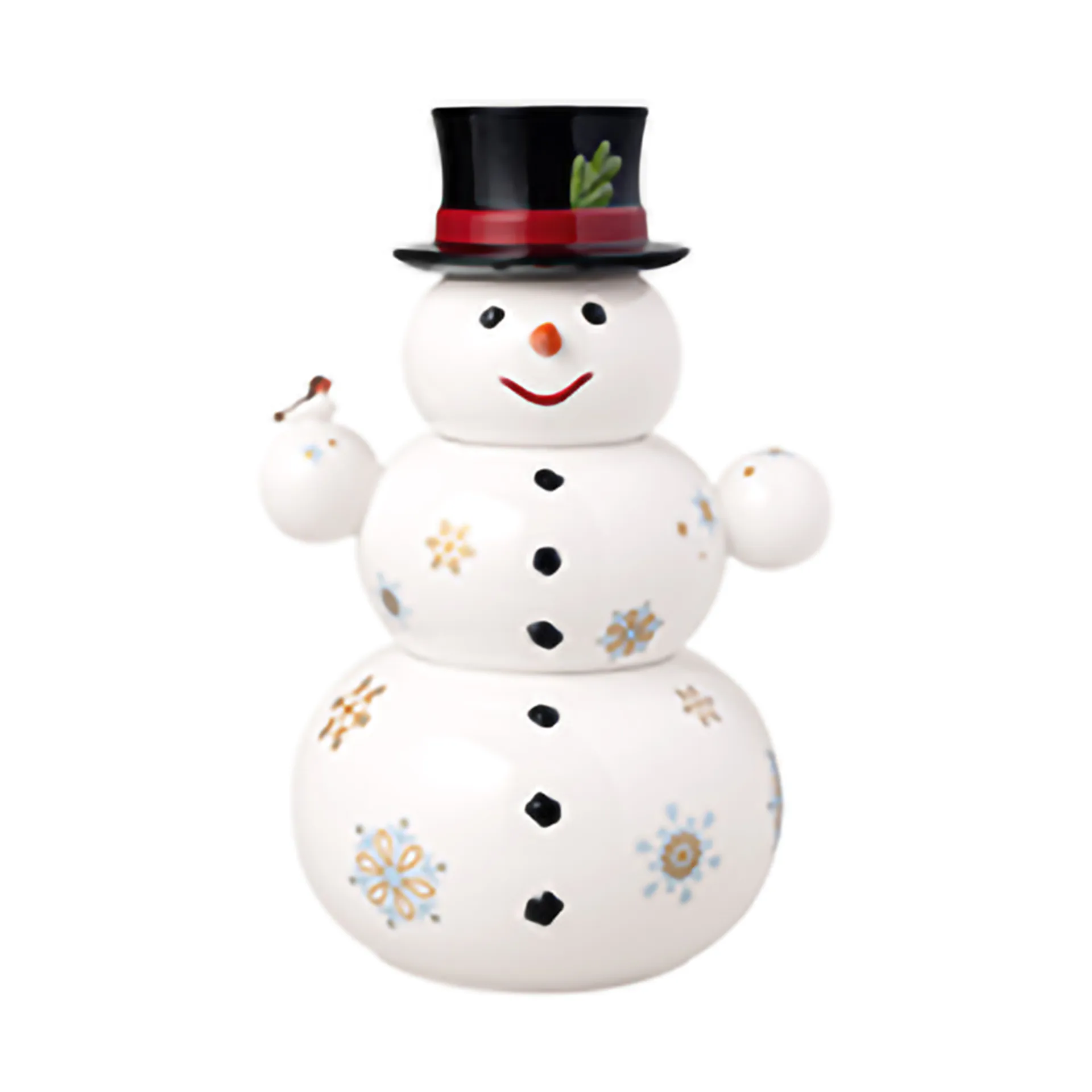 Bocal bonhomme de neige Christmas Toy's Memory 4 pièces, Blanc Villeroy & Boch