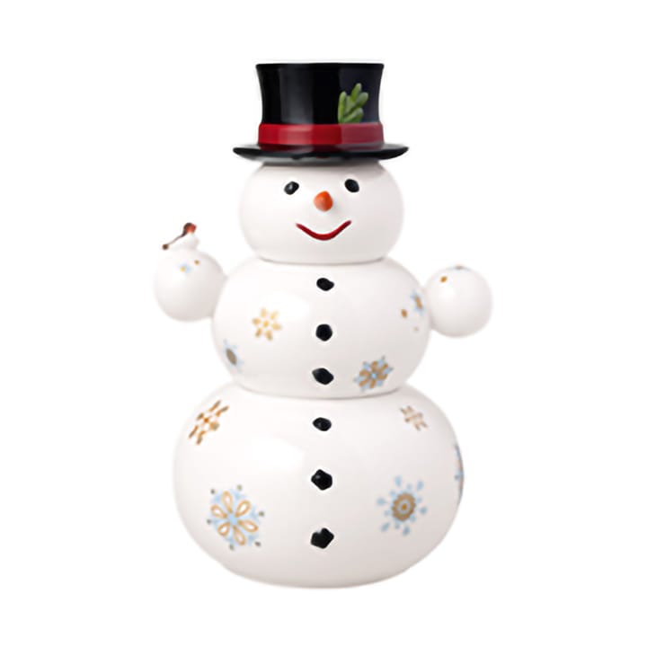 Bocal bonhomme de neige Christmas Toy's Memory 4 pièces - Blanc - Villeroy & Boch