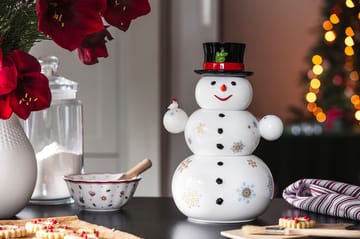 Bocal bonhomme de neige Christmas Toy's Memory 4 pièces - Blanc - Villeroy & Boch