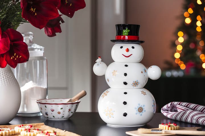 Bocal bonhomme de neige Christmas Toy's Memory 4 pièces, Blanc Villeroy & Boch