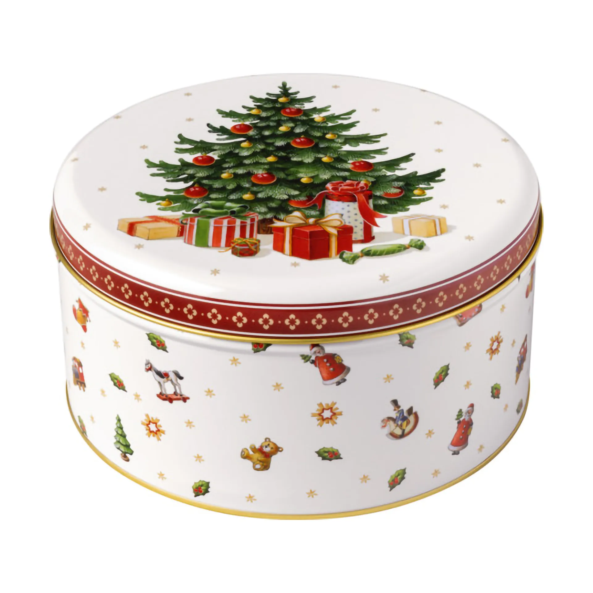 Boîte à biscuits Winter Collage Accessories 3 pièces, Blanc Villeroy & Boch