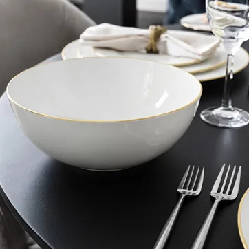 Bol à salade Anmut Gold, Blanc Villeroy & Boch