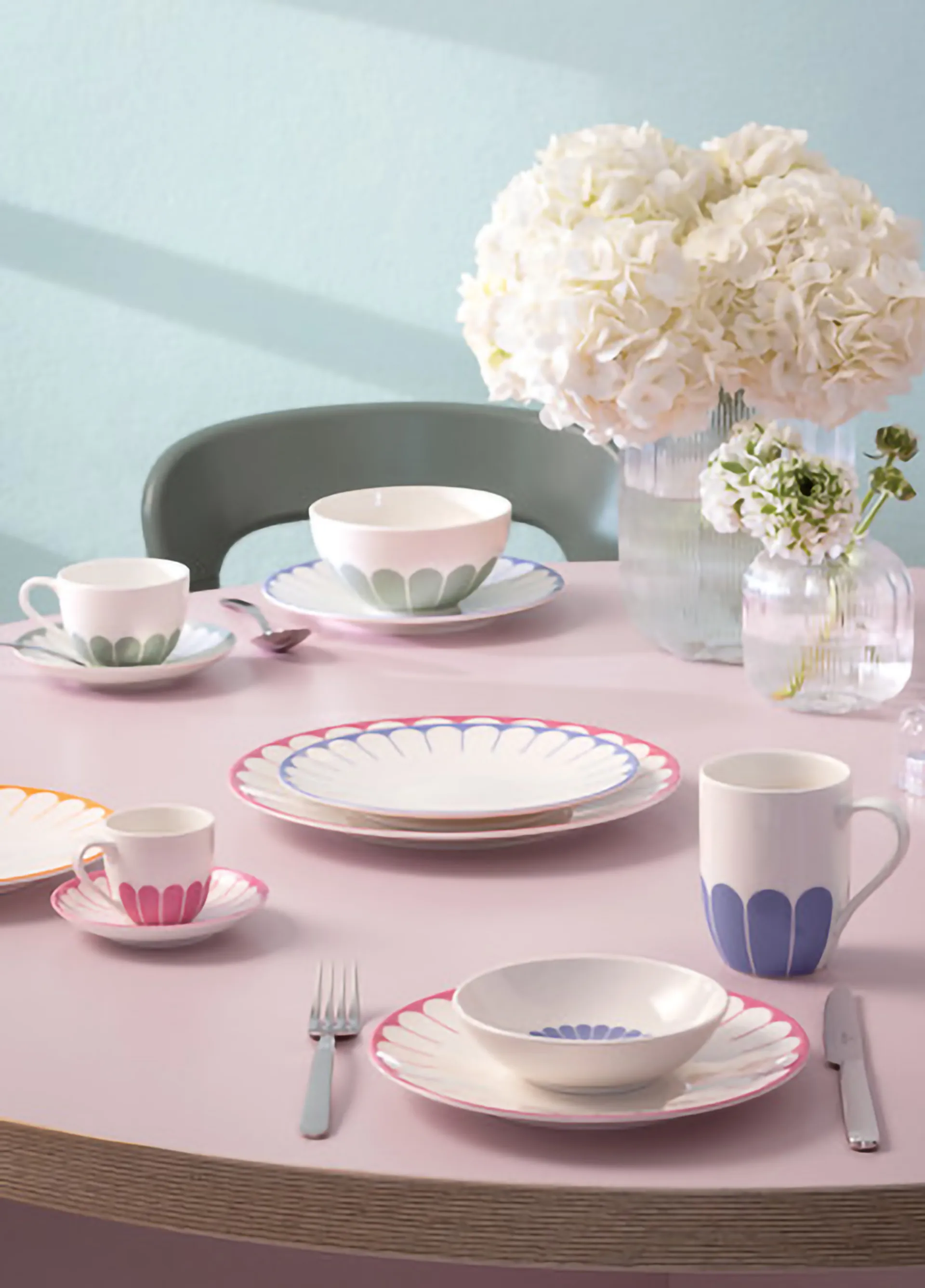 Bol de petit déjeuner Fleur 43 cl, White-green Villeroy & Boch
