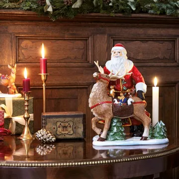 Bougeoir Christmas Toys Memory 35 cm - Père Noël et renne - Villeroy & Boch