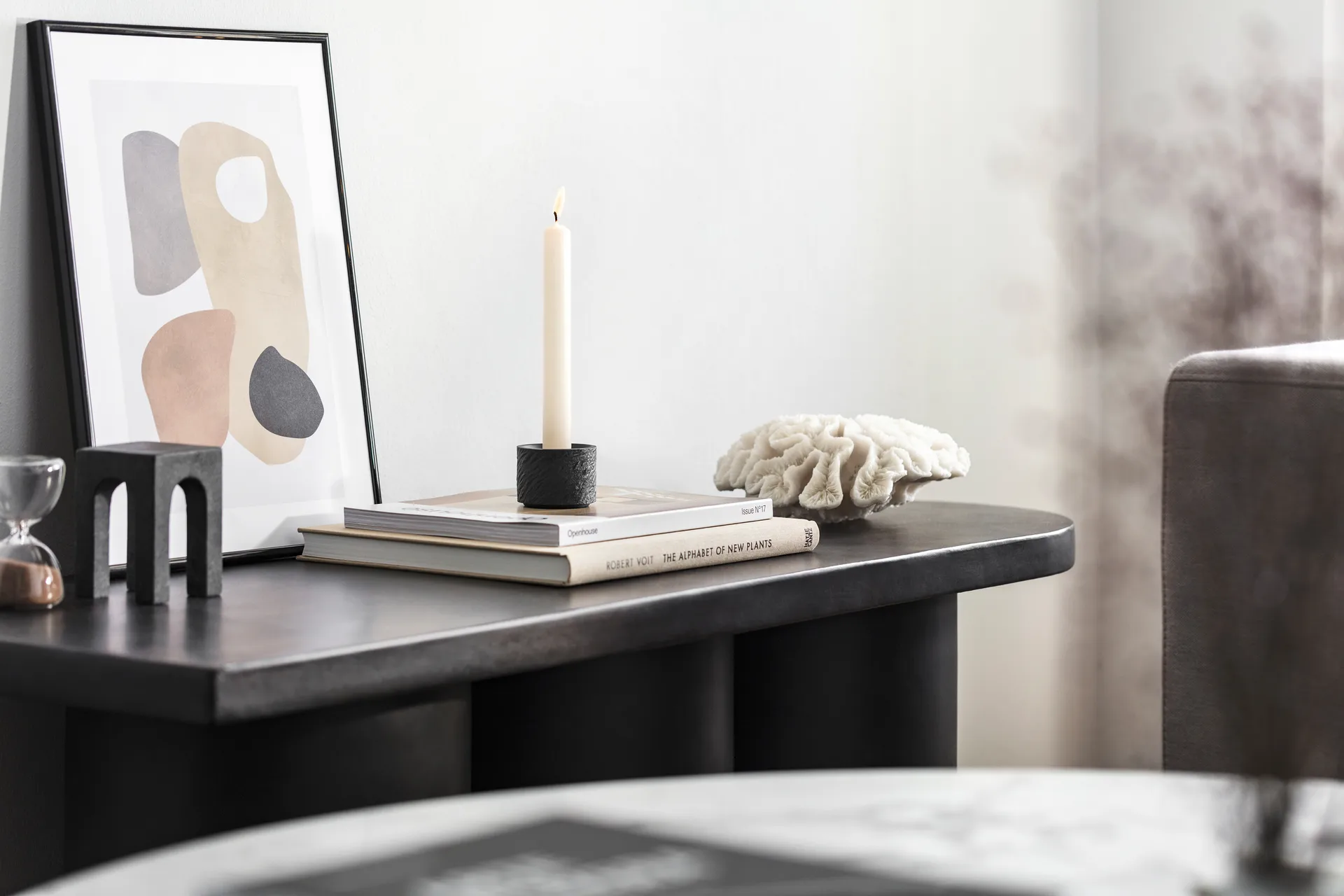 Bougeoir Manufacture Rock Home 4,8 cm, Noir Villeroy & Boch