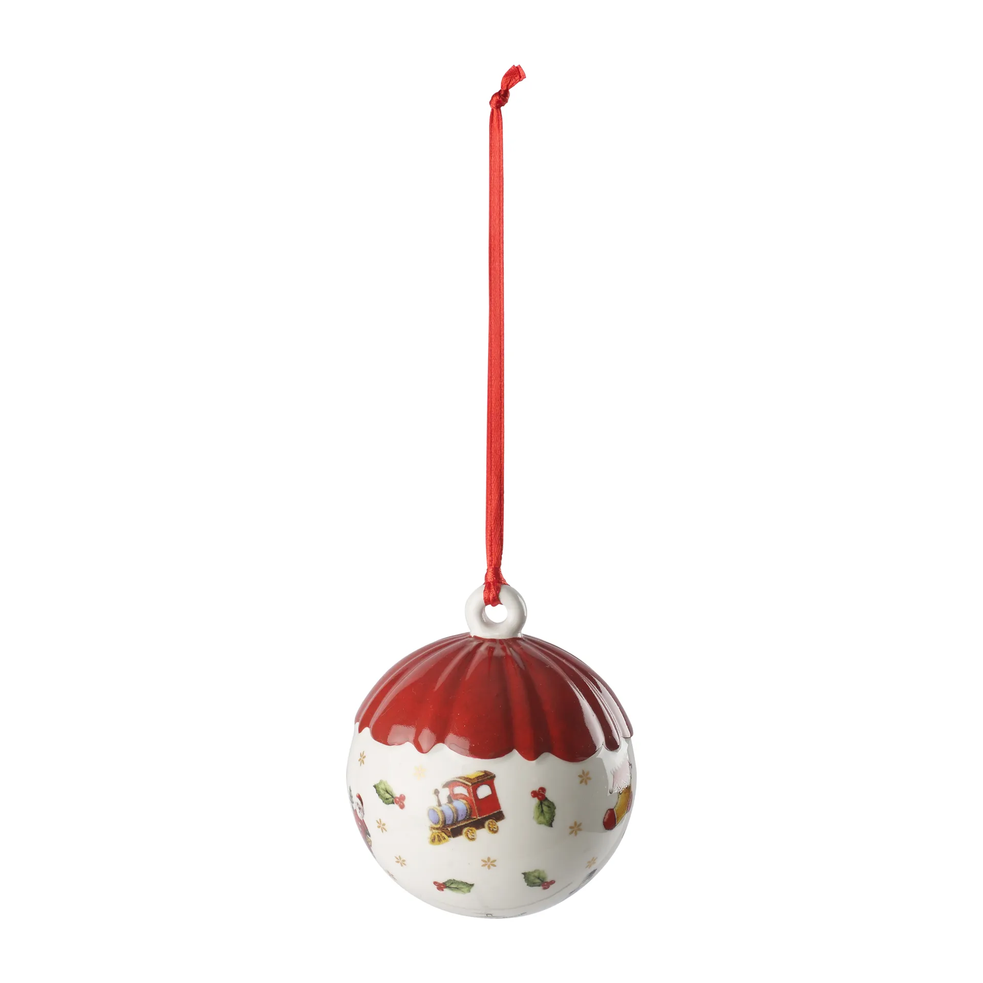 Boule de Noël Toy's Delight Decoration Ø6 cm, Blanc-rouge Villeroy & Boch