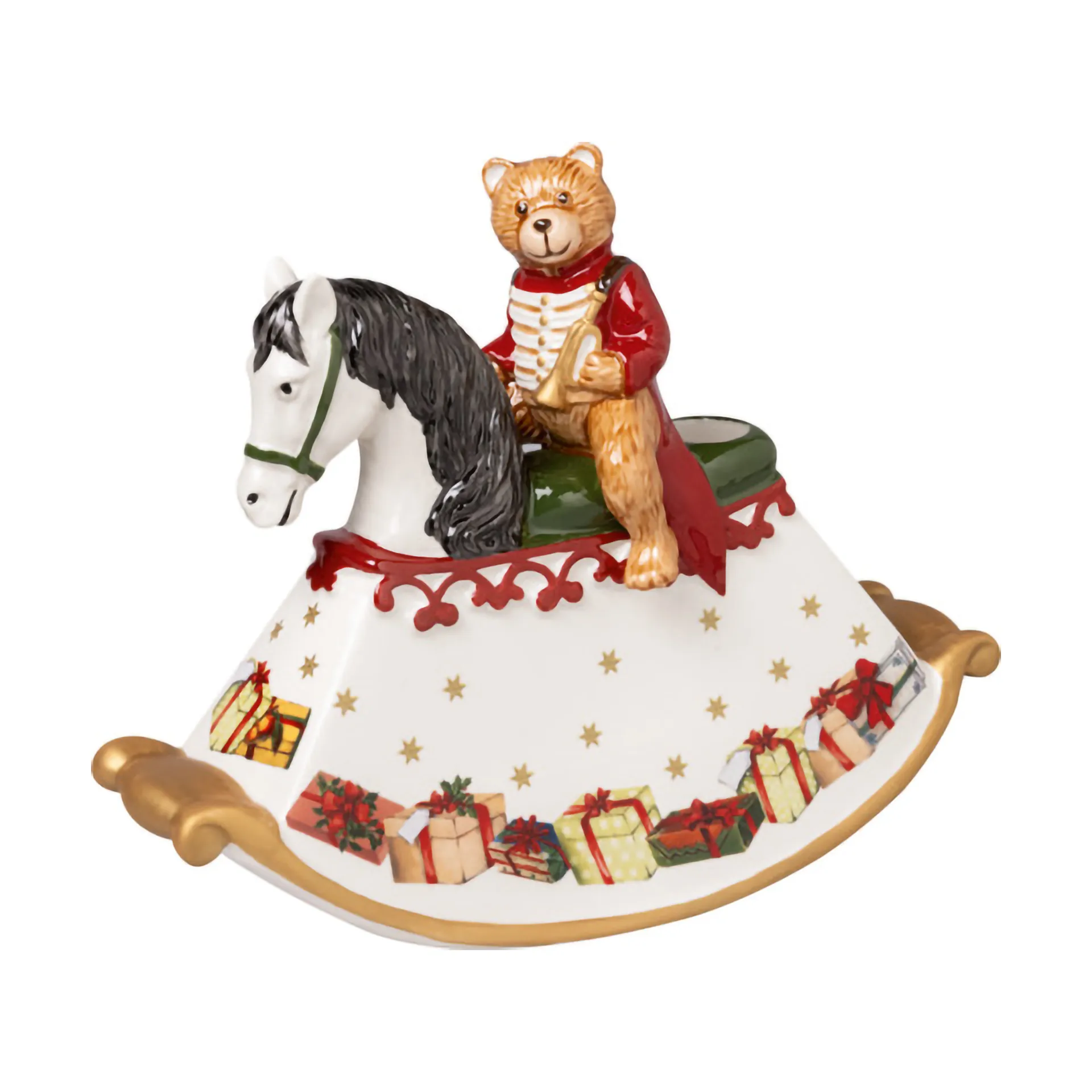 Cheval à bascule Christmas Toys, Blanc Villeroy & Boch