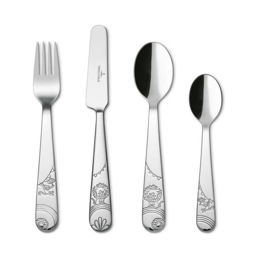 Villeroy & Boch Couverts pour enfants Roar like a Lion, 4 pièces Acier inoxydable