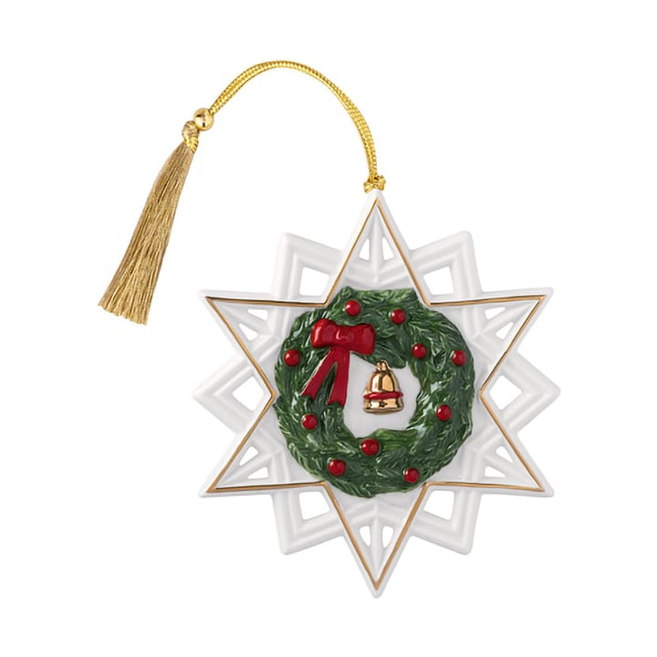 Décoration étoile Christmas Classics - Blanc-vert - Villeroy & Boch