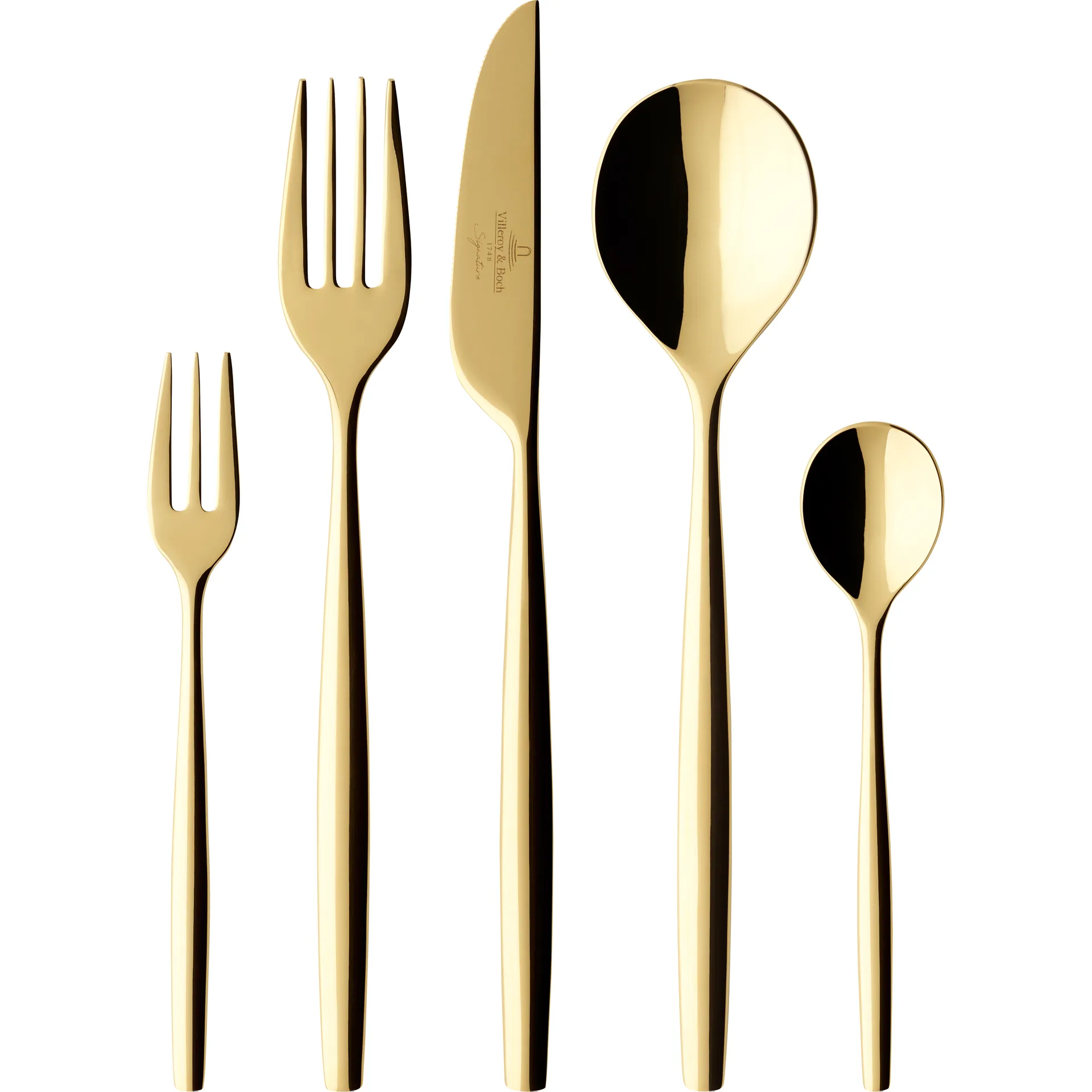 Ensemble de couverts Metro Chic d'Or 30 pièces, Or Villeroy & Boch