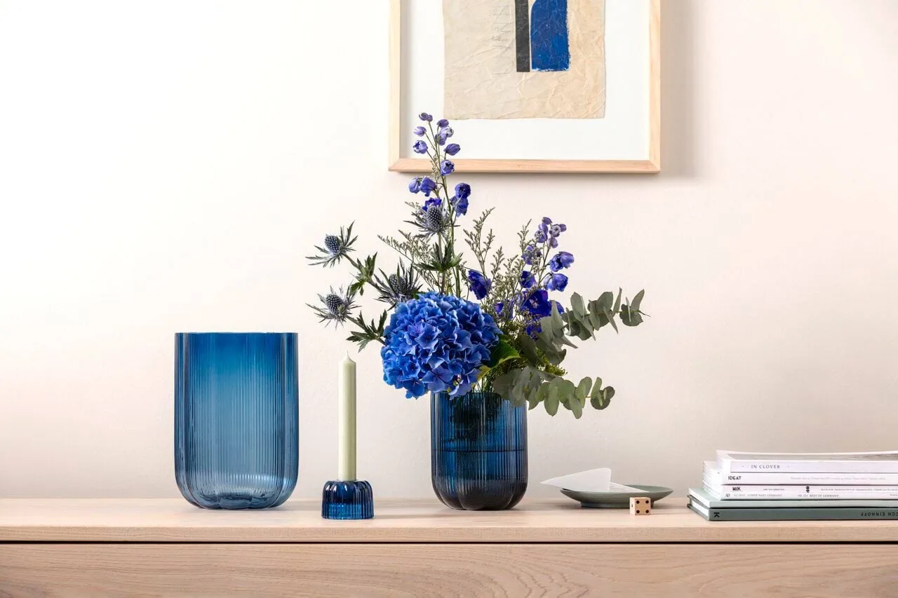Fleur photophore 2 en 1, Bleu, Ø6,3 cm Villeroy & Boch