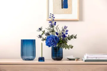 Fleur photophore 2 en 1 - Bleu, Ø6,3 cm - Villeroy & Boch