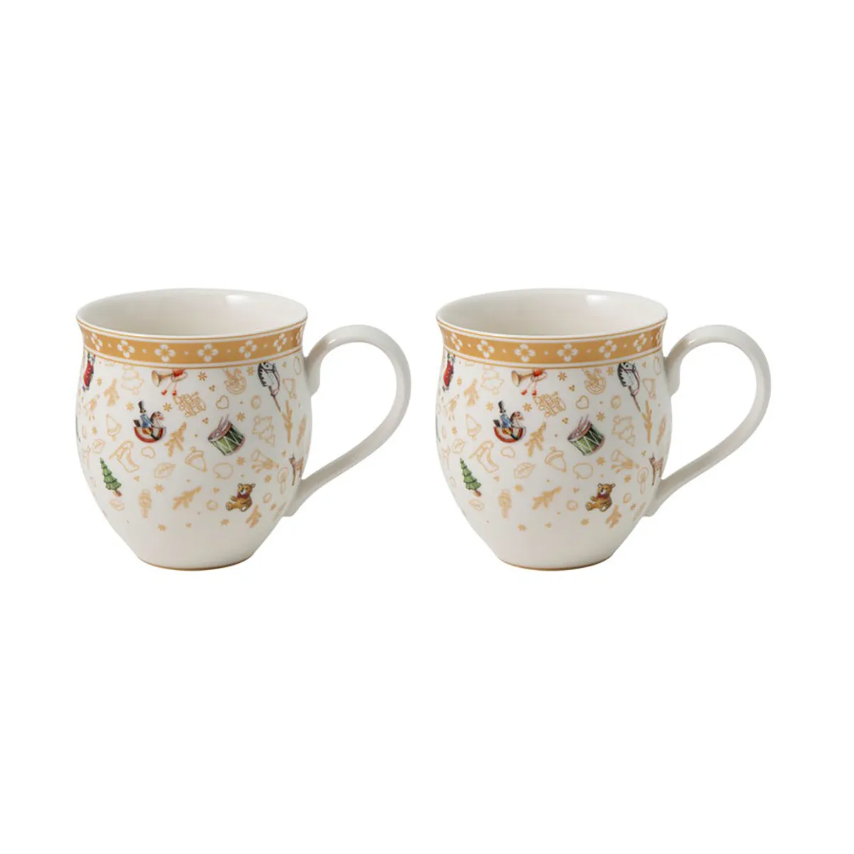 Mug Toy's Delight 30 cl Anniversary Edition, lot de 2, Or-blanc Villeroy & Boch