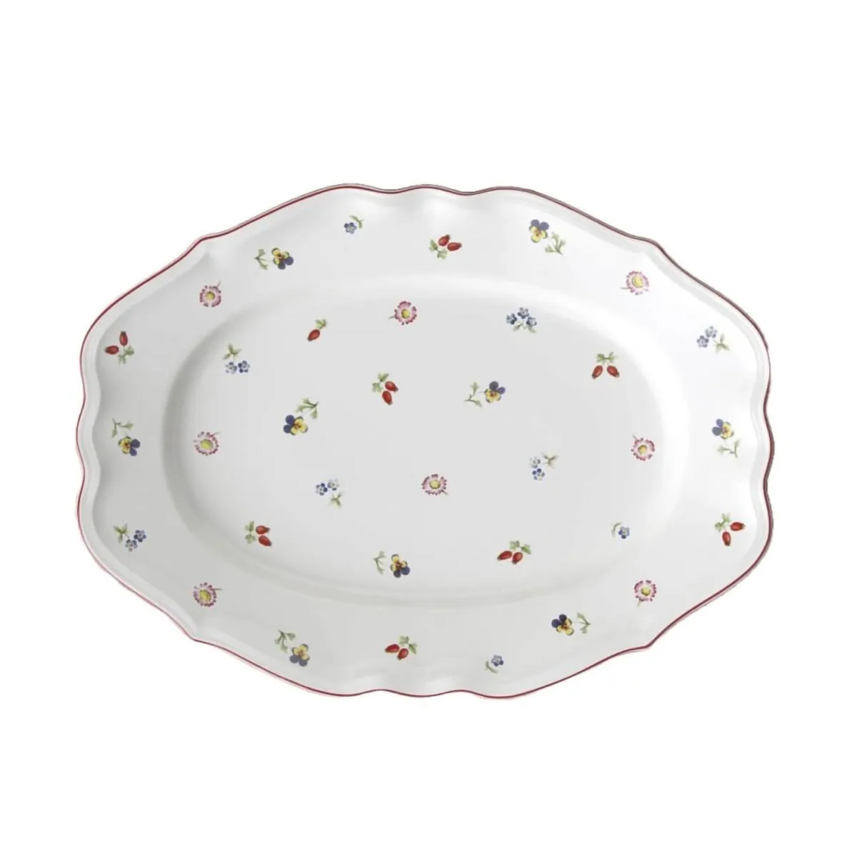 Petite Fleur plat de service 37 cm, Blanc Villeroy & Boch