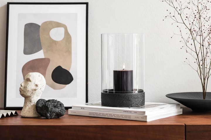 Photophore Manufacture Rock Home Hurricane L, Noir Villeroy & Boch