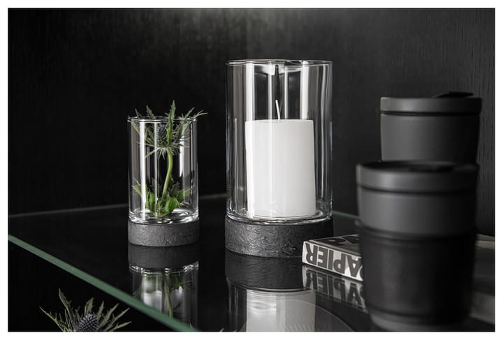 Photophore Manufacture Rock Home Hurricane L, Noir Villeroy & Boch