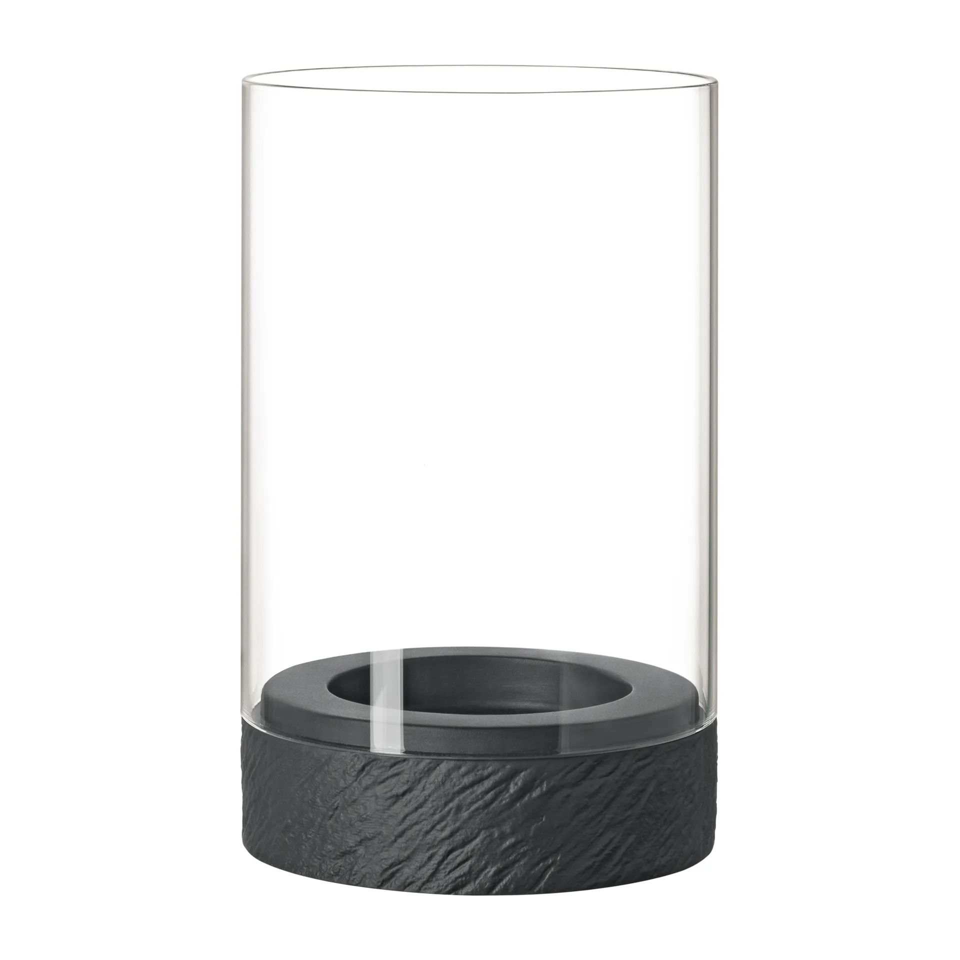 Photophore Manufacture Rock Home Hurricane M, Noir Villeroy & Boch