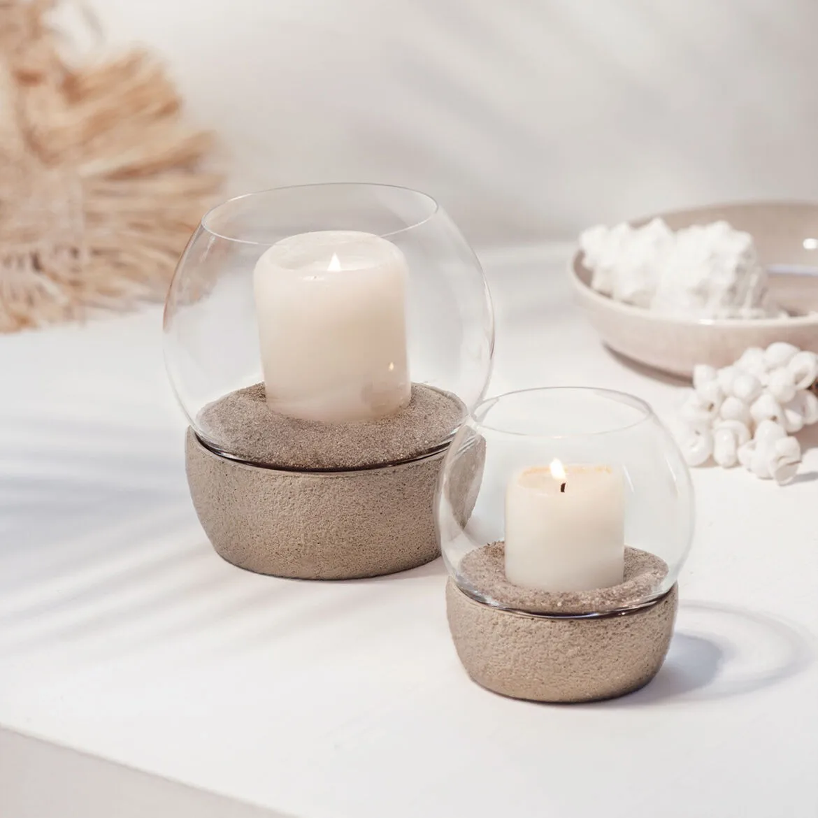 Photophore Perlemor Ø11 cm, Beige Villeroy & Boch